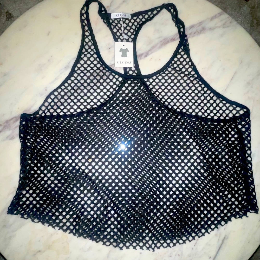 Mesh racer work out top! New!